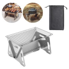 ​Mini Holzkohlegrill BBQ Grill mit Tasche – Tragbar Faltgrill für Gartenparty​