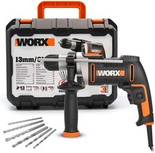 WORX Schlagbohrmaschine 810W Bohrmaschine WX318 Beton Stahl 13mm NEU & OVP