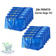 10x BLAUE IKEA FRAKTA große