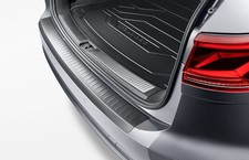 Original VW Touareg CR Ladekantenschutz Schutz Leiste schwarz genarbt 760061195A