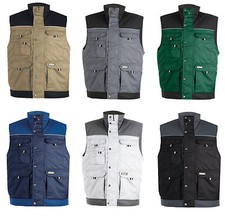 Dassy Hulst zweifarbige Weste Arbeitsweste Herrenweste Winterweste Workwear 