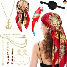 8 Stück Piratenkostüm Damen