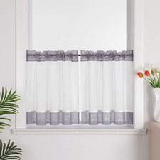 1 Stück Küche Gardine Scheibengardinen Bistrogardinen Landhaus Kurzstore Modern