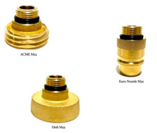 Autogas LPG Adapter Tankstellenadapter Set für EUROPA 3er SET REISESET