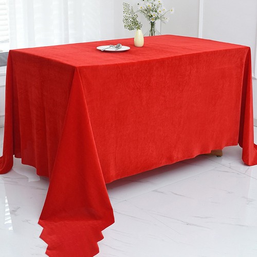 Rote samt tischdecke 2 - 6, x
