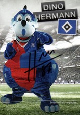 Autogramm maskottchen dino - autogramm,