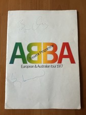 ABBA autographed European &