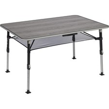 BRUNNER Campingtisch Klapptisch ELU NG 120 Koffer Tisch Höhenverstellbar Alu