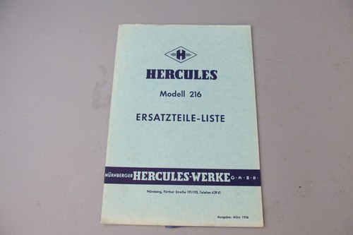 Orig hercules 216 ersatzteile - orig.,