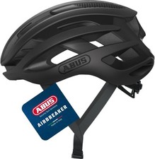 ABUS Rennradhelm AirBreaker - High-End Fahrradhelm Schwarz  M (52-58 cm)