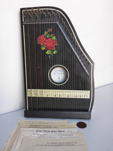 Alte zither gitarr - zither, ddr
