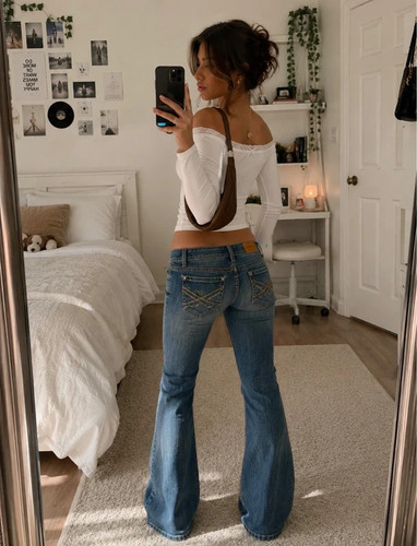 Y2k vintage jeans bootcut - y2k,