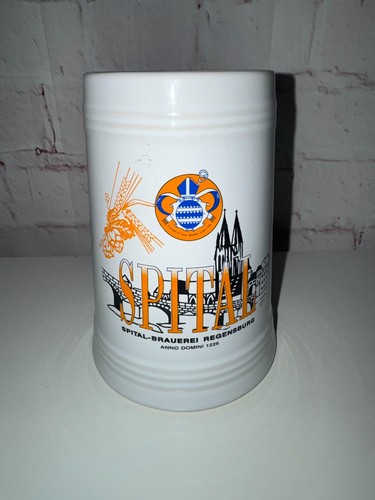 Bierkrug sohm keramik spital - bierkrug,