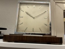 Kienzle Tischuhr Konsoletta – 8 Days / 6 Rubis – Vintage Bauhaus Design - defekt