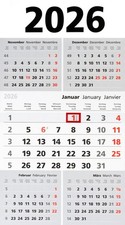 5 - Monats Wandkalender 2026 -