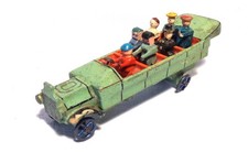 Erzgebirge Spielzeug Miniatur Auto PKW Taxi Oldtimer Zinn Räder Seiffen um 1920