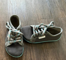 Grau/blaue Barfußschuhe -