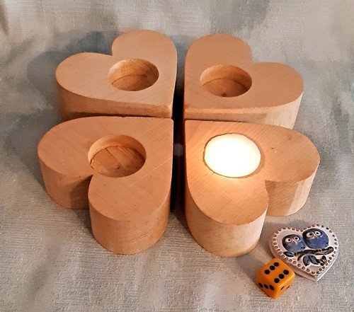 Holz herzen fichte - 4,