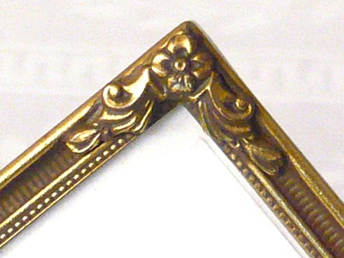 Bilderrahmen jugendstil bronze - bilderrahmen,