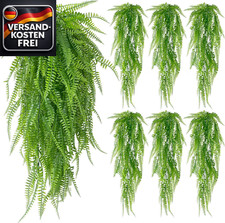 6 Stück Kunstpflanze Hängend