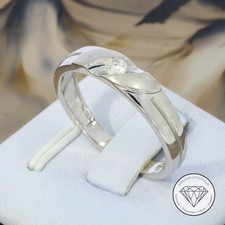 Wert 2.370,- Solitär Brillant Ring Lupenrein 950 Platin unisex xxyy