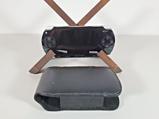 Original Sony Playstation Portable PSP 2004 Slim Handheld Konsole Schwarz + Etui