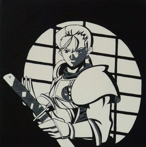 Bushi kämpfer samurai japan - bushi,