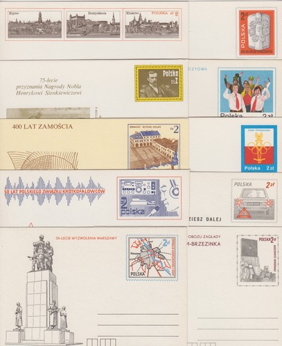 Polen jahrgang 1980 ganzsachen - polen,