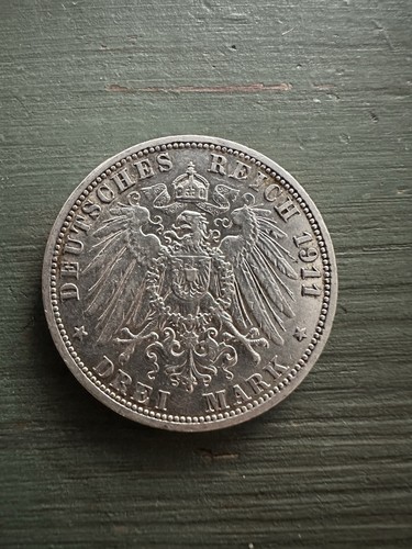 Mark silbermünze 1911 - 3,