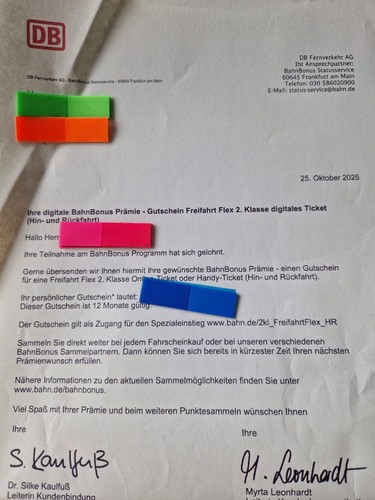 Deutsche bahn gutschein - deutsche,