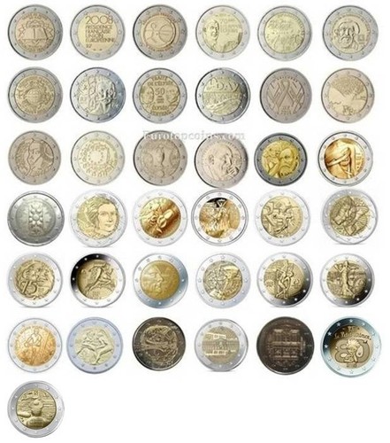2 euro gedenkmünzen - 2,