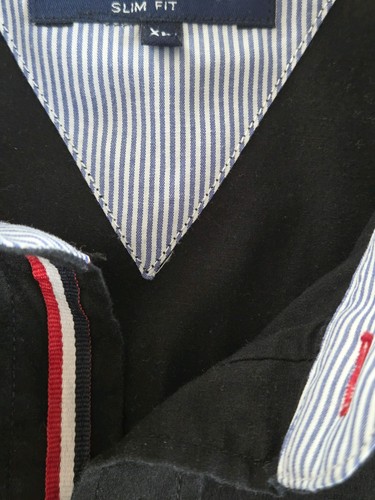 Herrenhemd slim fit schwarz - herrenhemd,