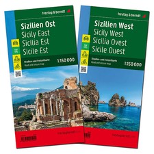 Sizilien, Straßenkarten-Set