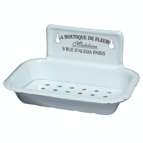 Seifenteller aus emaille - seifenteller,