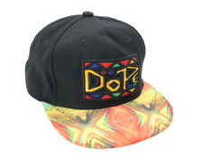 Dope Cap Herren 58 CM Snapback Gesticktes Logo Muster Schwarz