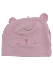 Tchibo Katzenmütze mit Ohren Rosa Tiermotive Baumwolle Kinder