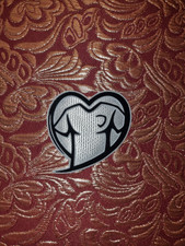 DFB Euro Uefa Badge Patch Herz Heart für Trikot Spielertrikot z0217