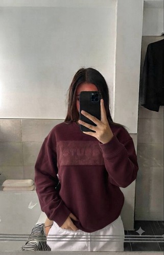 Stussy sweater rot unisex - stussy, size