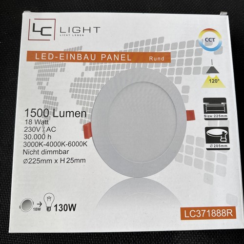 Flach led cct einbau - flach, einbau-panel
