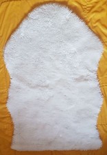 Ikea Schaffell aus Kunstfell 80 cm neuwertig weiß kuschelig