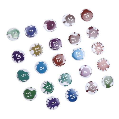 Glückszahl button pin - glückszahl,