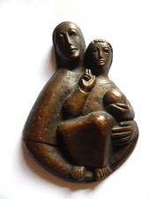 Maria mit  Jesus - Kind Bronze