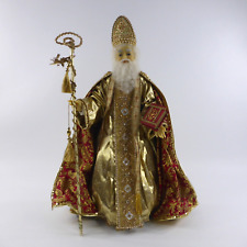 Heiliger Nikolaus Wachskopf Wachshände Umkreis Felicitas Kreutzer 56 cm (8)