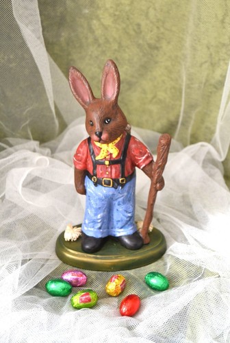 Osterhase mit blauer - , hose