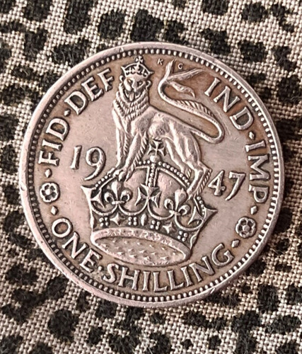 Engl münze 1947 one shilling - one,