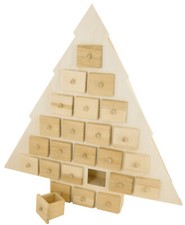 Adventskranz Aus Holz Mit Schubladen 56X53X6,5 Cm