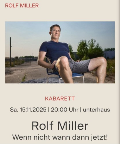 Rolf miller 25 unterhaus - rolf, 15.11.25