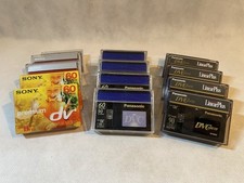 Panasonic und Sony Mini DV Kassetten für Camcorder 15 Stück Teils Neu OVP