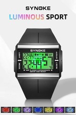 Bunte leuchtende uhr student - uhr,