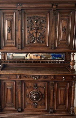 Kolonialstil holzschrank braun - kolonialstil,